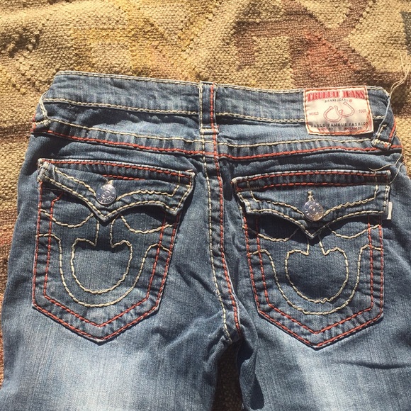 True Religion Blue Jeans W32”XL33” - Picture 5 of 8